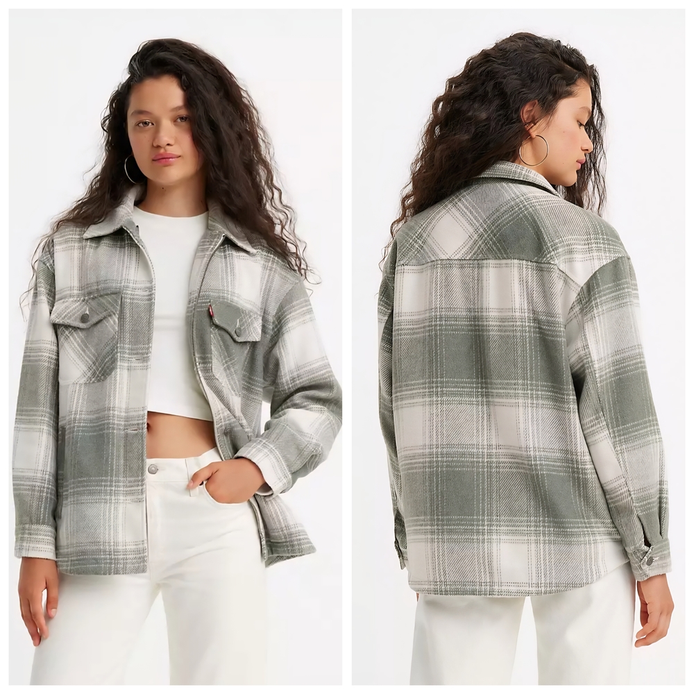 Levi's Plaid Shirt Jacket